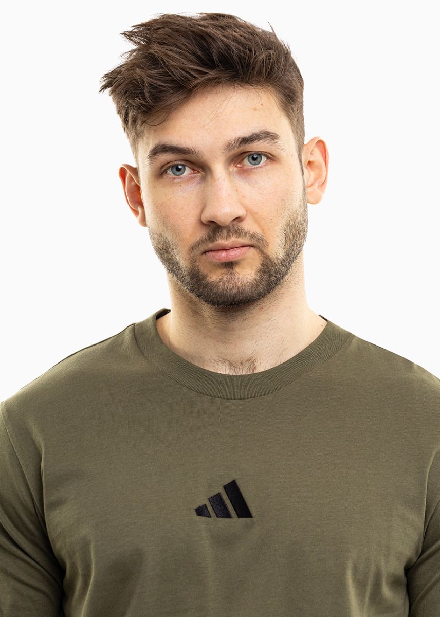 adidas Pánske tričko Essentials Small Logo Single Jersey JF1097