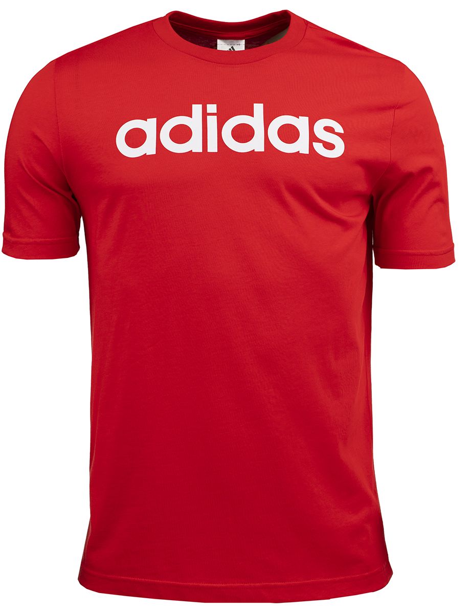 adidas Pánske tričko Essentials Single Jersey Linear Embroidered Logo Tee IC9278