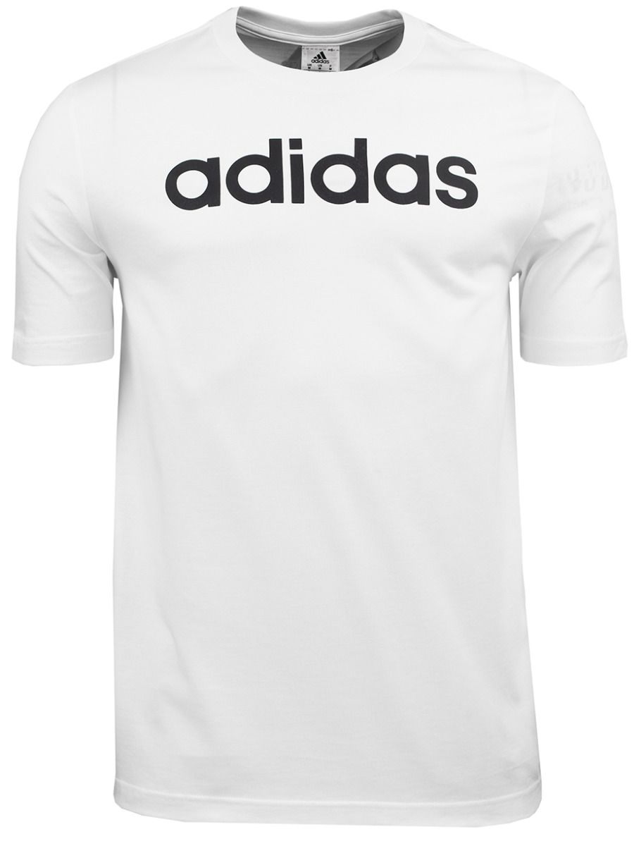 adidas Pánske tričko Essentials Single Jersey Linear Embroidered Logo Tee IC9276