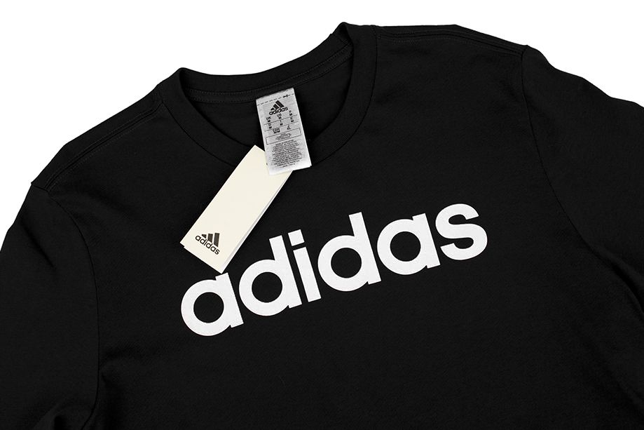 adidas Pánske tričko Essentials Single Jersey Linear Embroidered Logo Tee IC9274