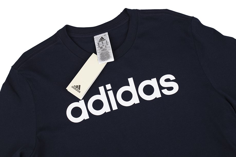 adidas Pánske tričko Essentials Single Jersey Linear Embroidered Logo Tee IC9275