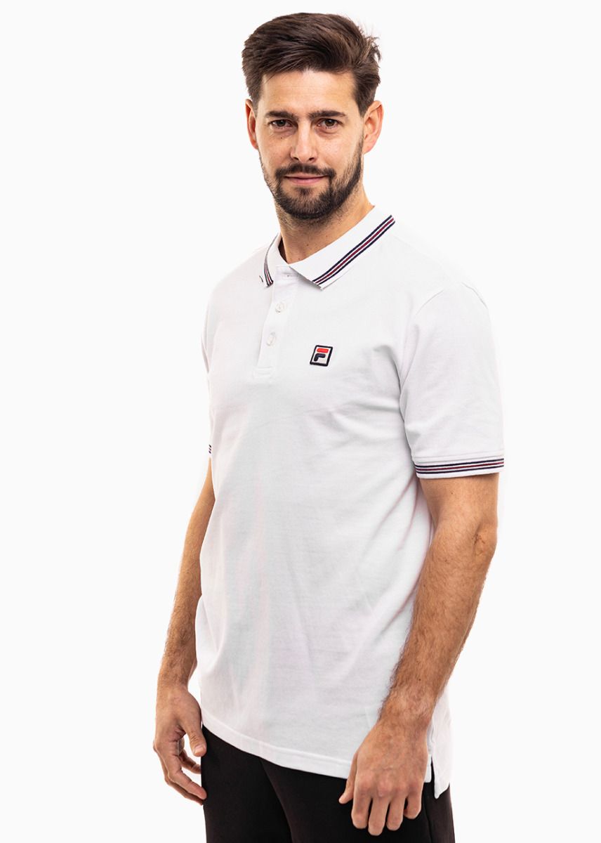 Fila Pánske polo tričko Lubbeek FAM0898 10001 Fila Pánske polo tričko Lubbeek FAM0898 10001