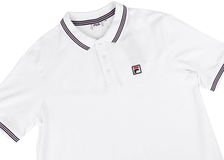 Fila Pánske polo tričko Lubbeek FAM0898 10001 Fila Pánske polo tričko Lubbeek FAM0898 10001