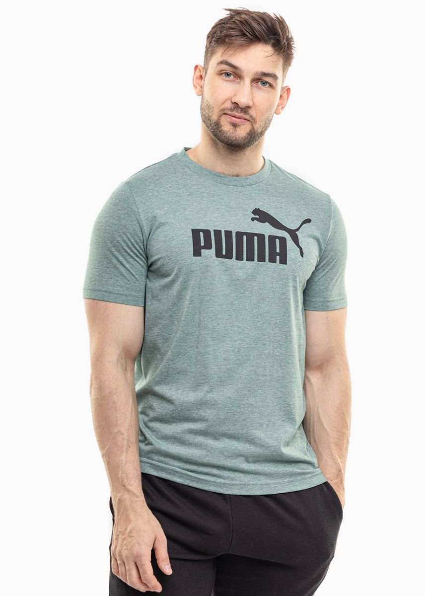 PUMA Pánske tričko Ess No.1 Logo Heathear Tee 682551 30 PUMA Pánske tričko Ess No.1 Logo Heathear Tee 682551 30
