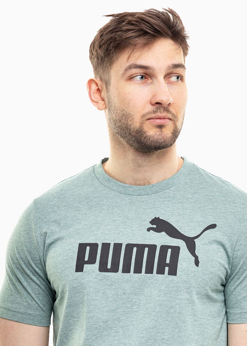 PUMA Pánske tričko Ess No.1 Logo Heathear Tee 682551 30 PUMA Pánske tričko Ess No.1 Logo Heathear Tee 682551 30
