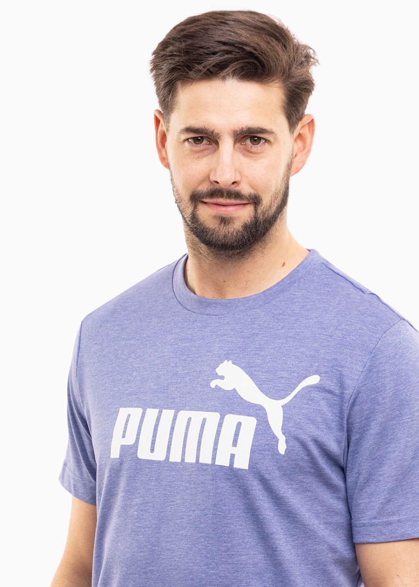 PUMA Pánske tričko Ess No.1 Logo Heathear Tee 682551 46 PUMA Pánske tričko Ess No.1 Logo Heathear Tee 682551 46