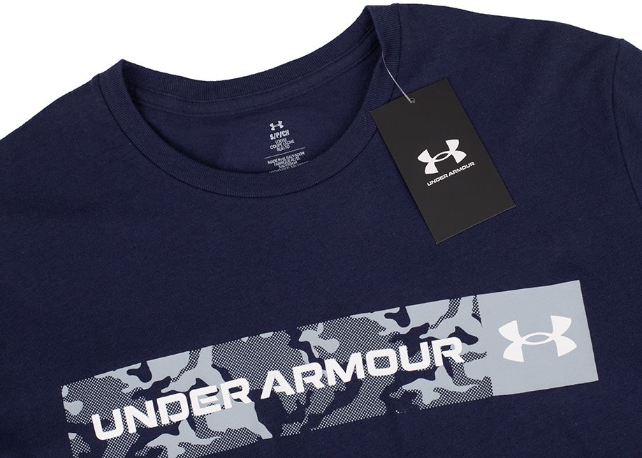 Under Armour Pánske tričko Camo Chest Stripe SS 1376830 410