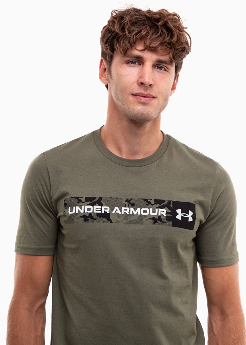 Under Armour Pánske tričko Camo Chest Stripe SS 1376830 390