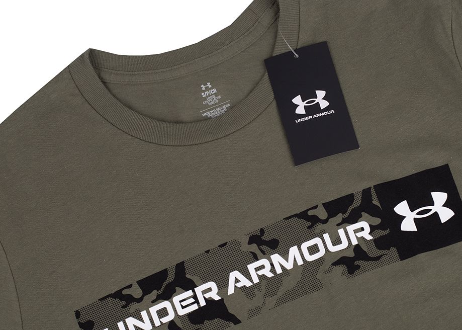 Under Armour Pánske tričko Camo Chest Stripe SS 1376830 390