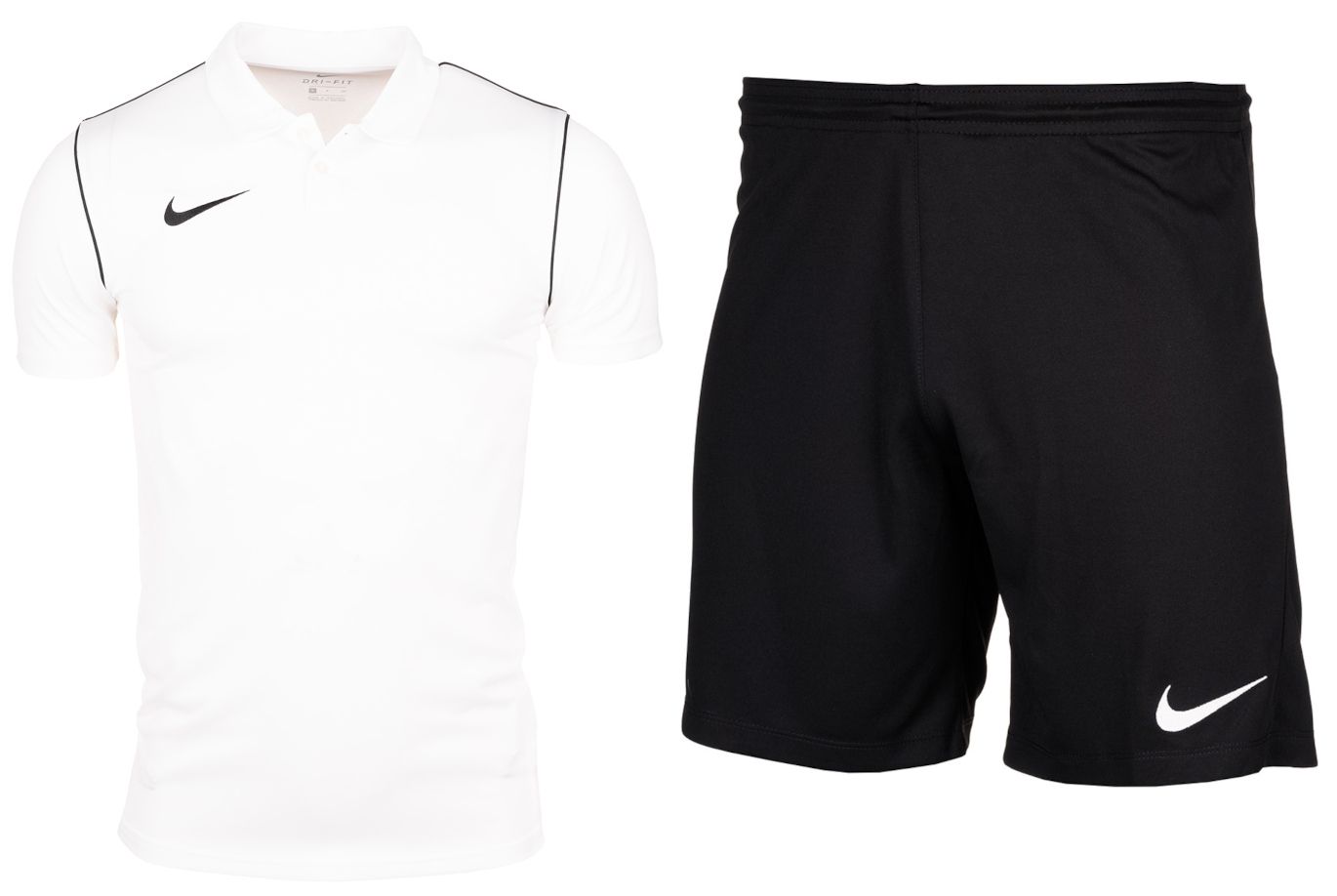 Nike Detský športový set Tričko Krátke Nohavice Dry Park 20 Polo Youth BV6903 100/BV6865 010