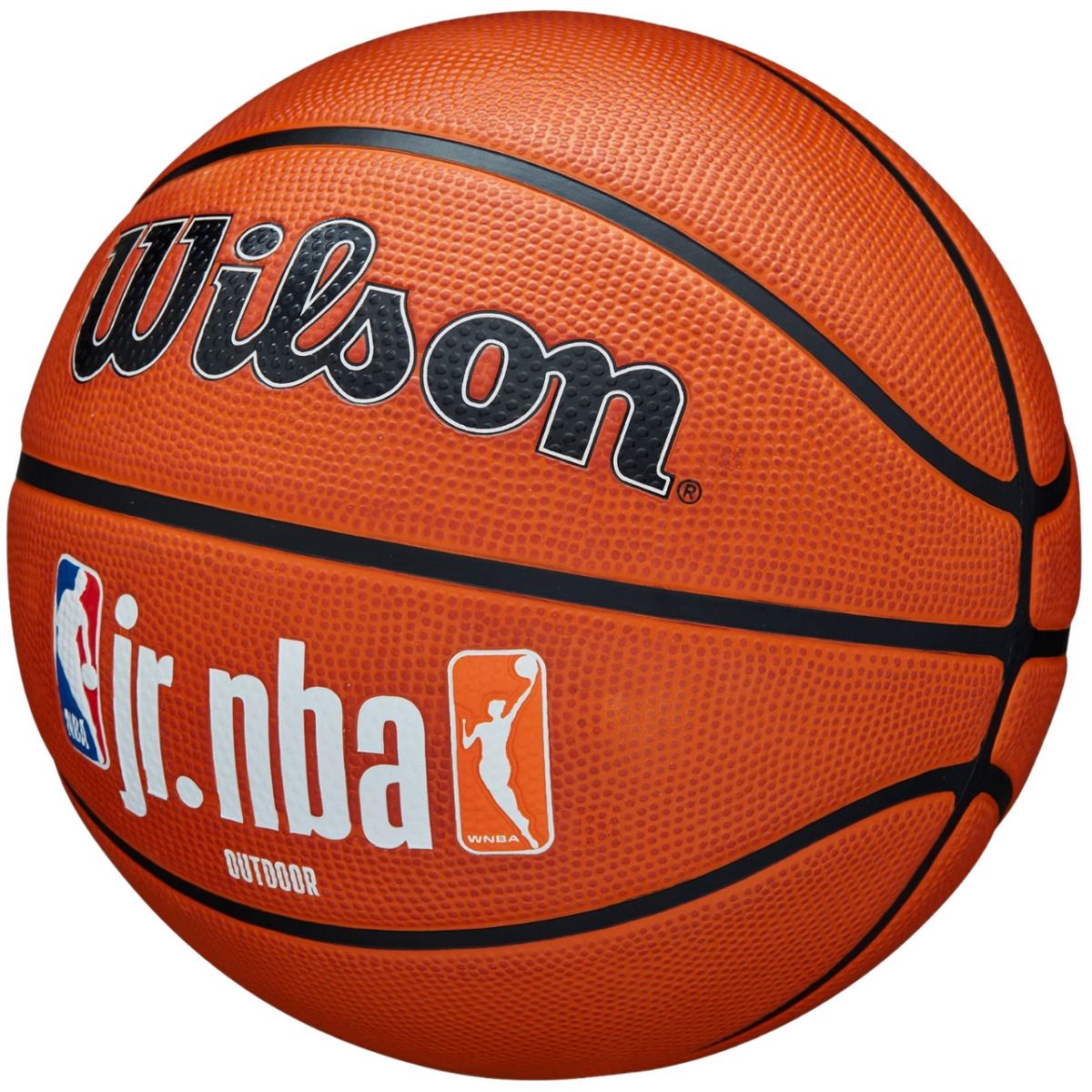 Wilson Basketbalová lopta JR NBA Logo Auth Outdoor WZ3011801XB7