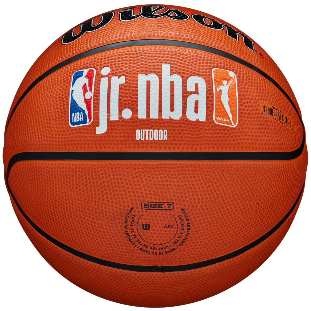 Wilson Basketbalová lopta JR NBA Logo Auth Outdoor WZ3011801XB7