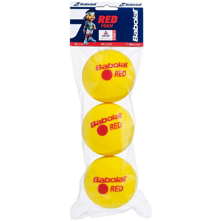 Babolat Tenisové lopty Red Foam 3pcs 116128 Babolat Tenisové lopty Red Foam 3pcs 116128