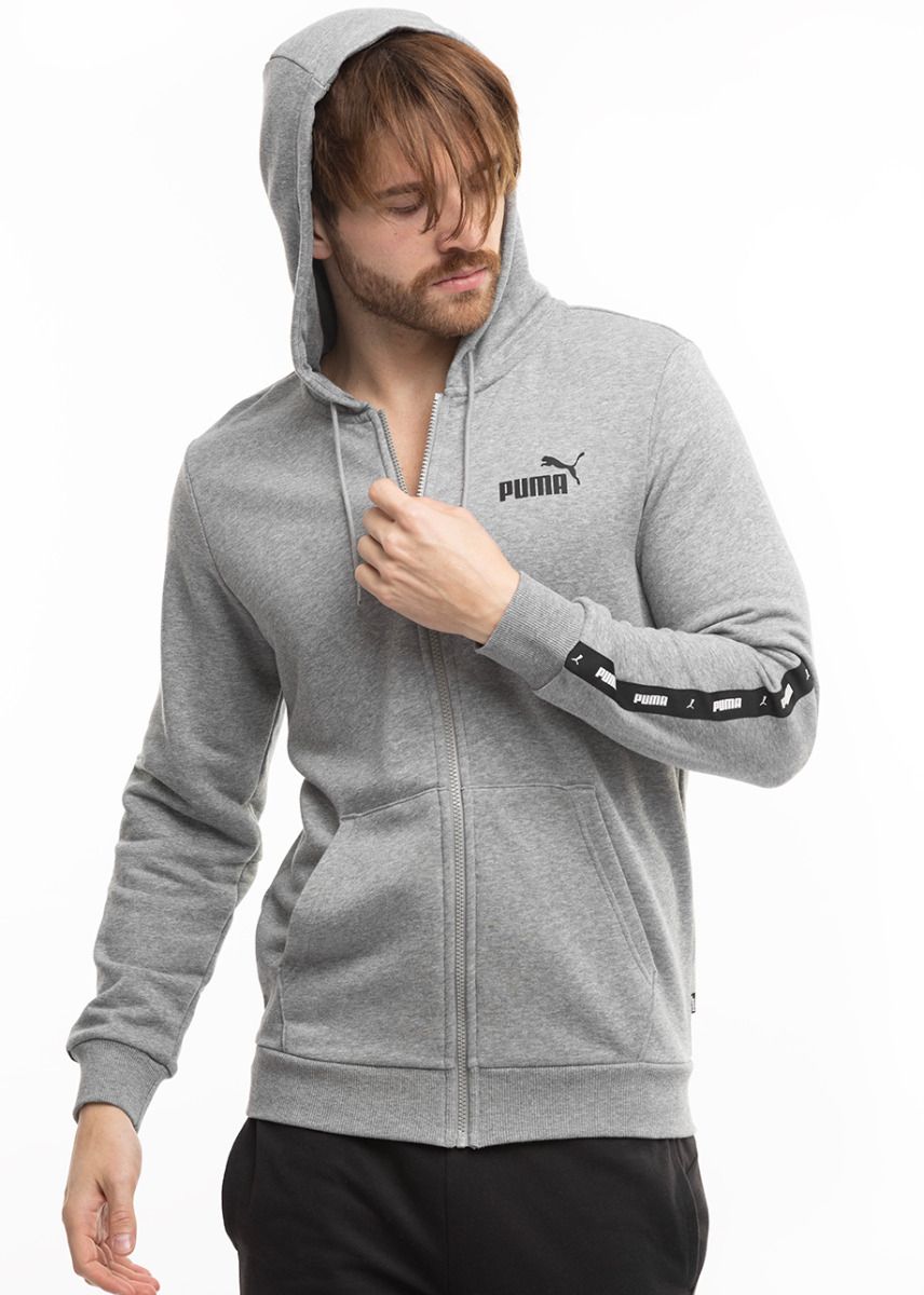 PUMA Pánska mikina ESS+ Tape Full-Zip Hoodie TR 848768 03