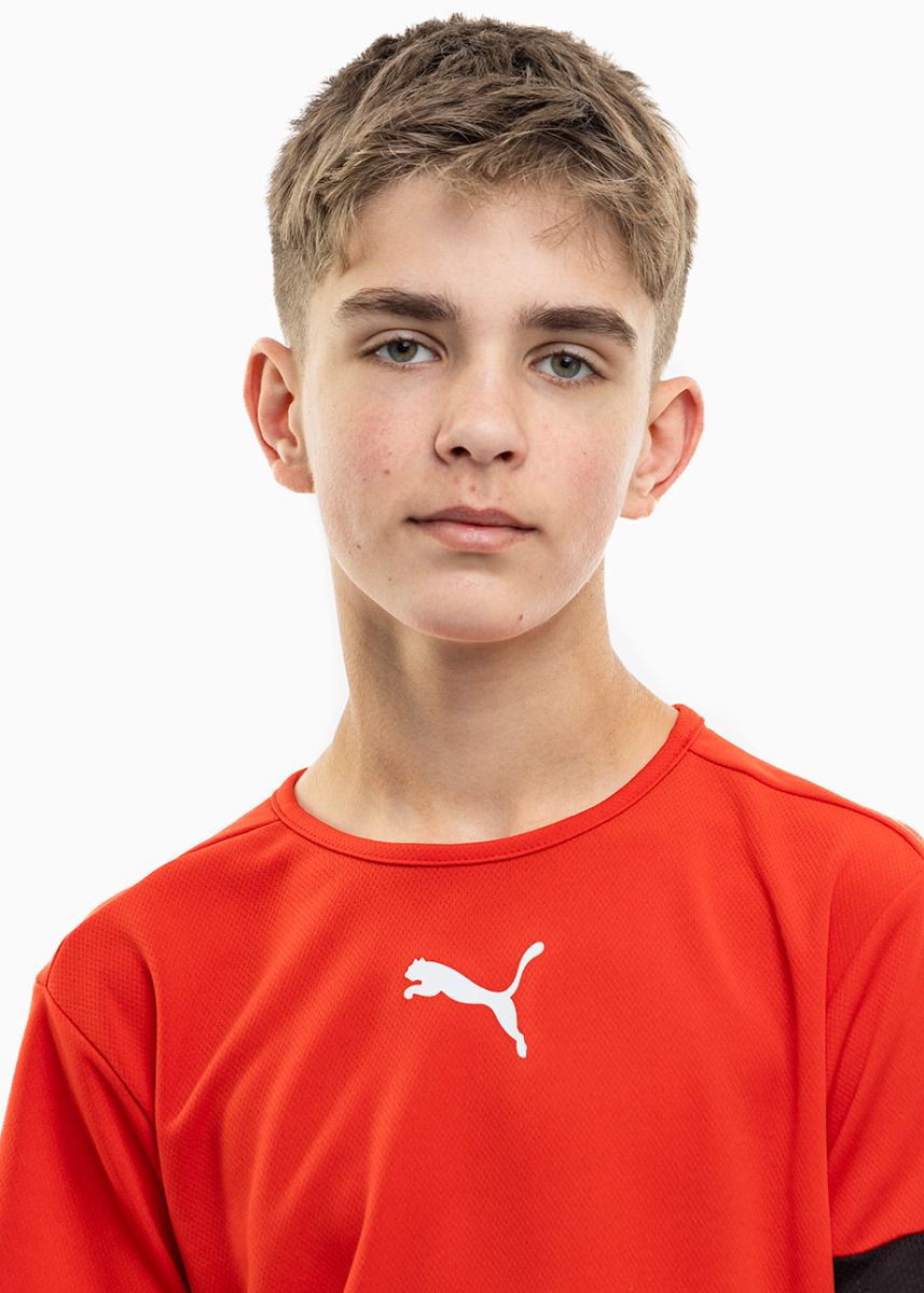 PUMA Detský športový set Tričko Krátke Nohavice teamRISE Jersey Jr 704938 01/704943 01 PUMA Detský športový set Tričko Krátke Nohavice teamRISE Jersey Jr 704938 01/704943 01