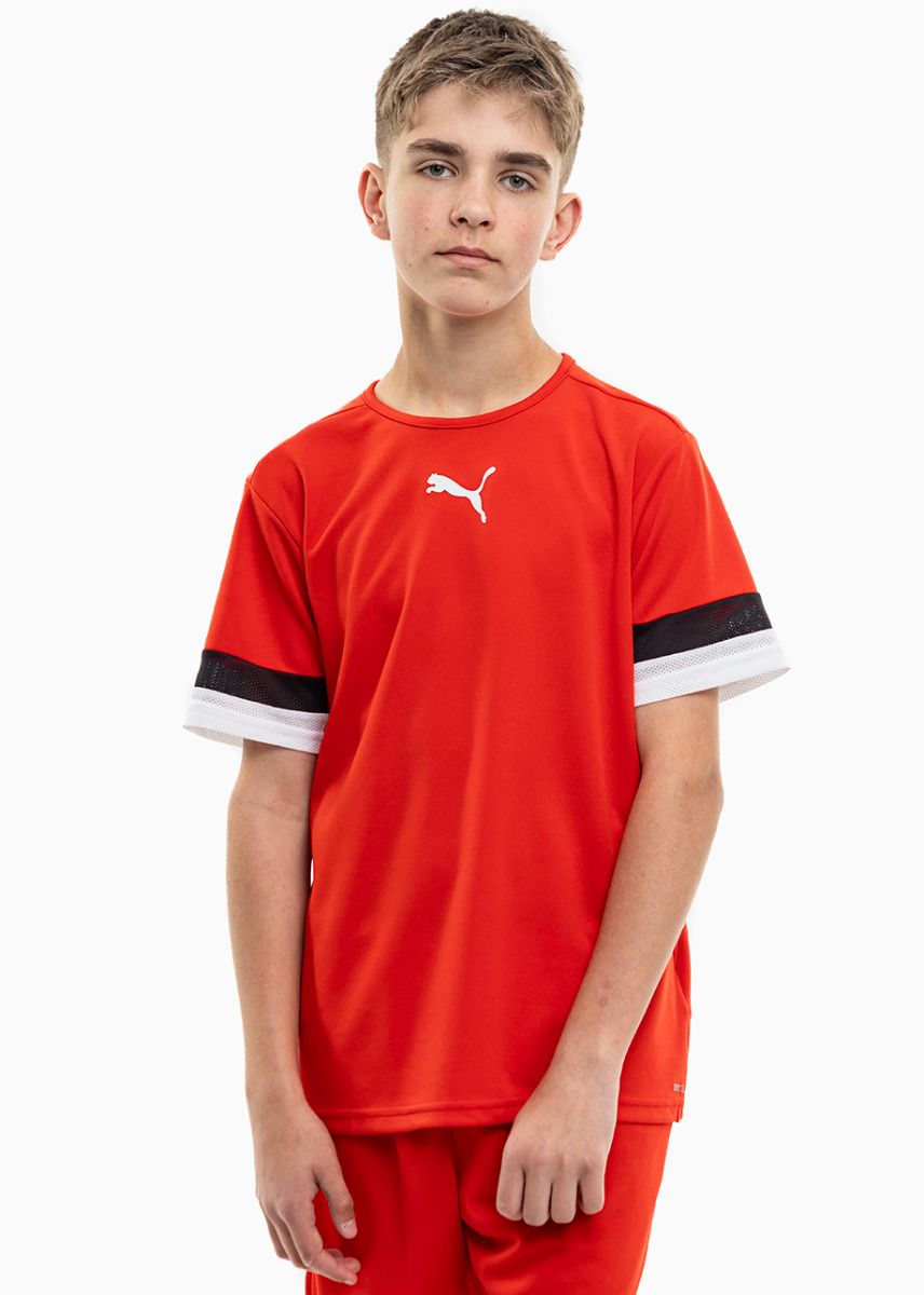 PUMA Detský športový set Tričko Krátke Nohavice teamRISE Jersey Jr 704938 01/704943 01 PUMA Detský športový set Tričko Krátke Nohavice teamRISE Jersey Jr 704938 01/704943 01