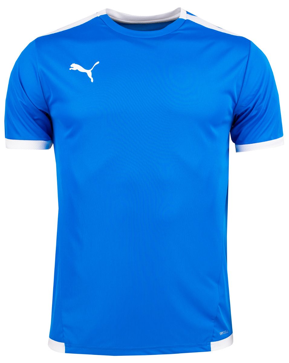 PUMA Pánsky športový set Tričko Krátke Nohavice teamLIGA Jersey 704917 02/704924 02