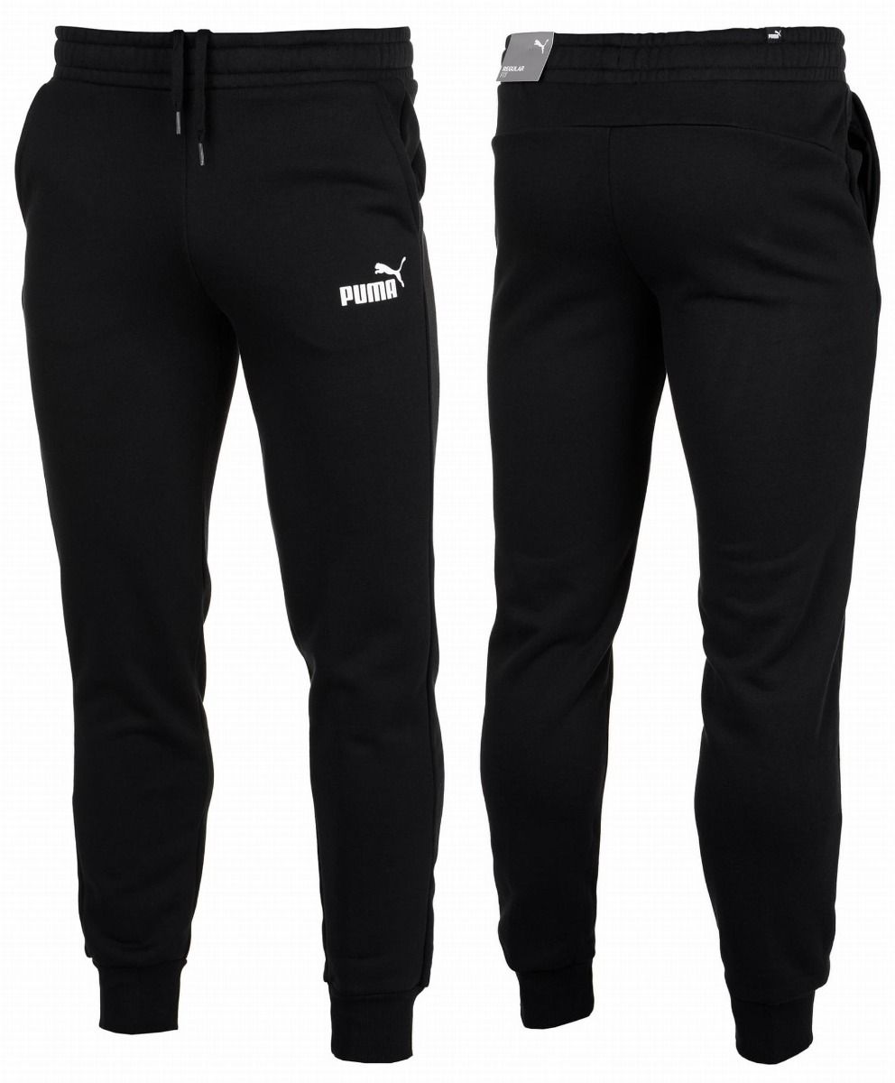 PUMA Pánske nohavice ESS Logo Pants FL 586714 01 EUR S OUTLET PUMA Pánske nohavice ESS Logo Pants FL 586714 01 EUR S OUTLET