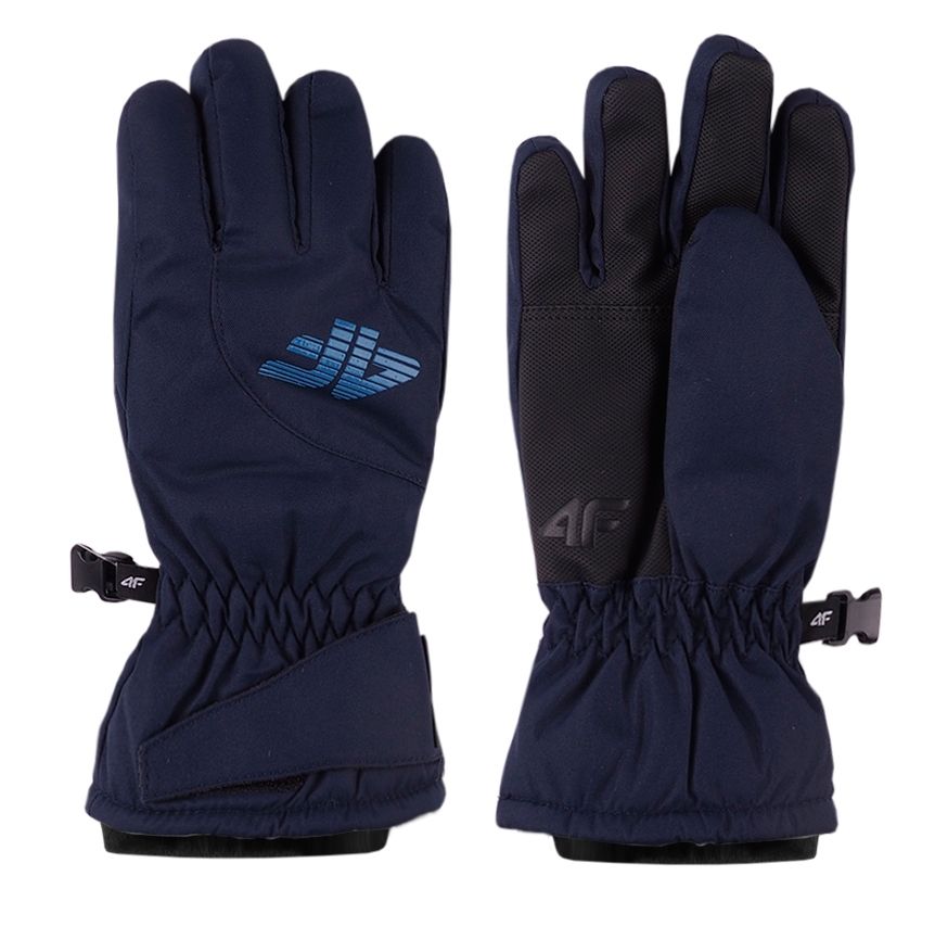 4F Lyžiarske rukavice pre deti HJZ21 JRED001 31S