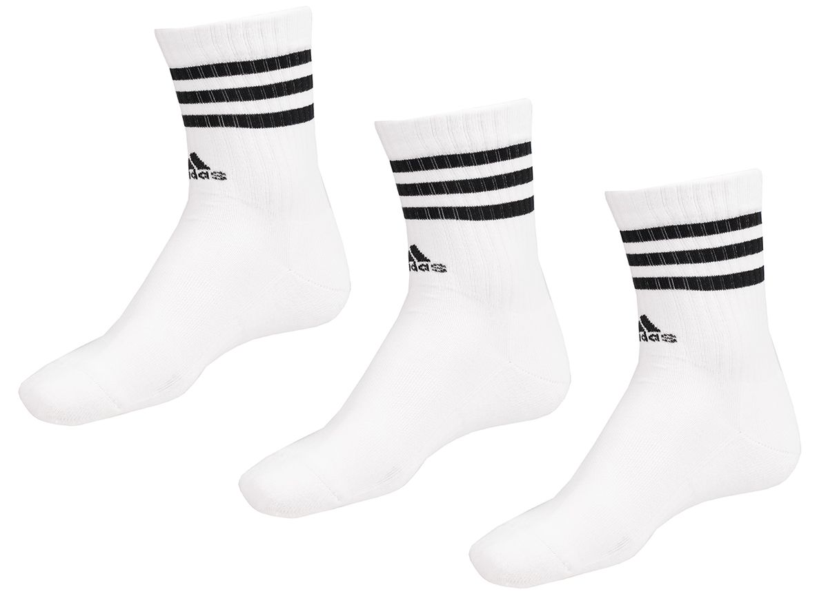 adidas Ponožky 3-Stripes Cushioned Crew Socks 3P HT3458