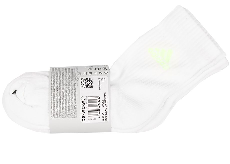 adidas Ponožky Cushioned Crew Socks 3P IP2635