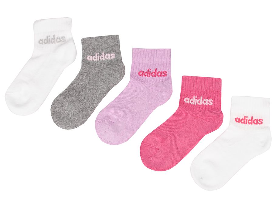 adidas Détske ponožky Linear Ankle Kids 5p IR8229