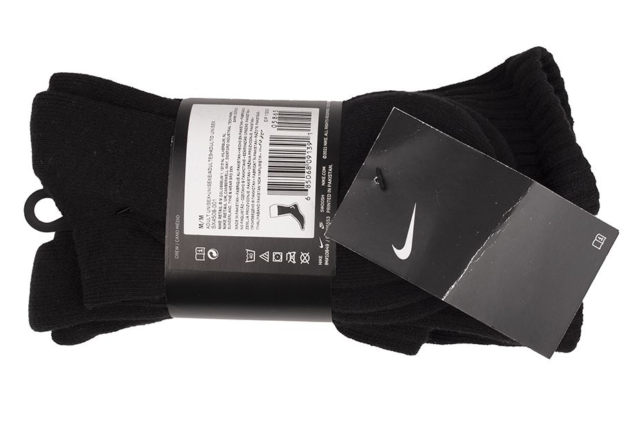 Nike Ponožky Value Cotton Crew SX4508 001