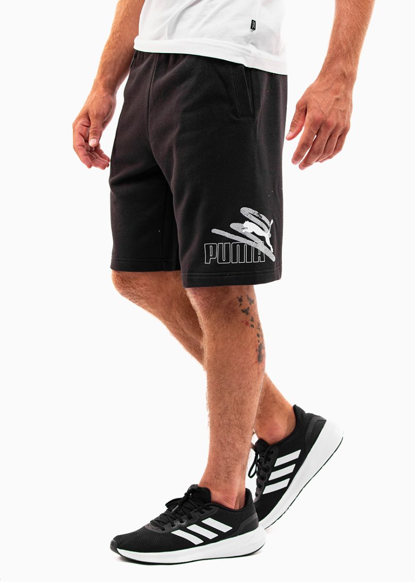 PUMA Pánske termoaktívne šortky ESS+ LOGO LAB Graphic Shorts 10 678989 01