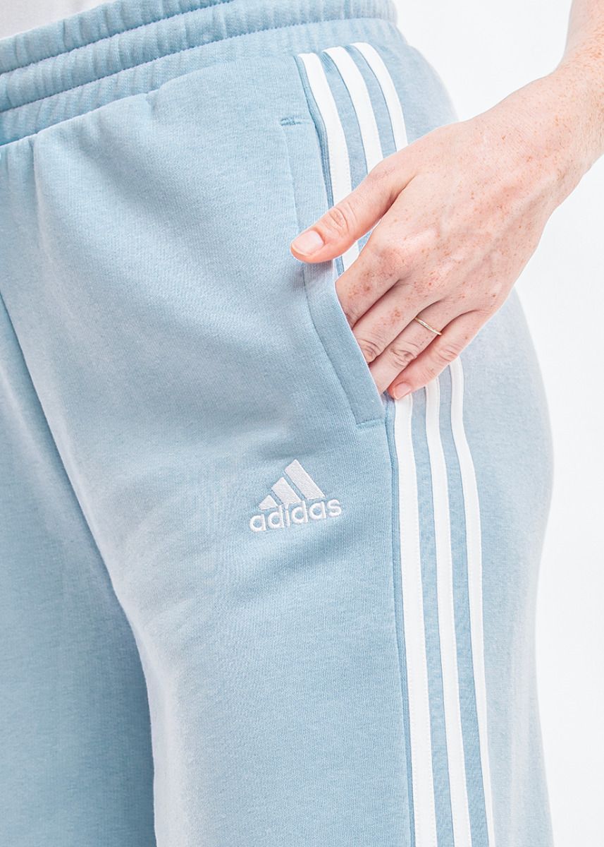 adidas Dámske tepláky Essentials 3-Stripes Fleece Wide IR5384