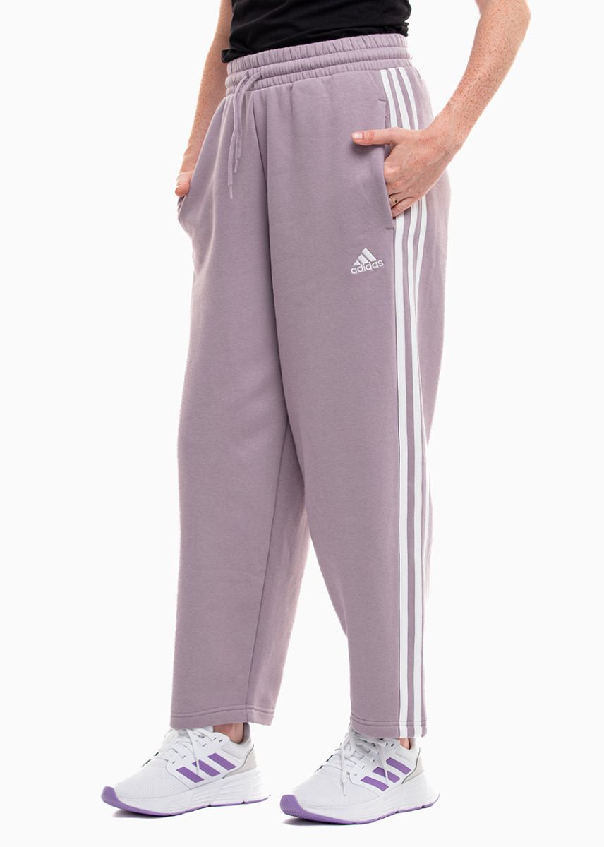 adidas Dámske tepláky Essentials 3-Stripes Open Hem Fleece IR5387