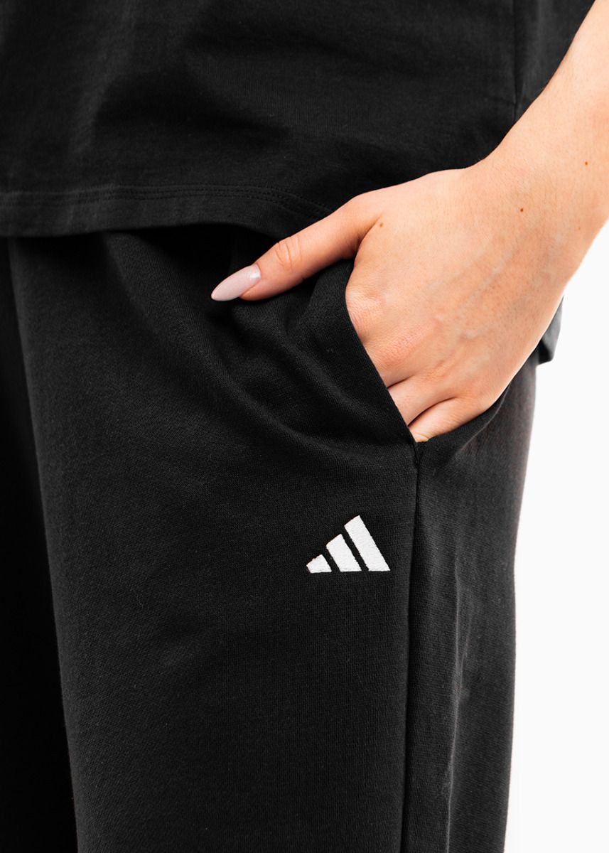 adidas Dámske tepláky Essentials Small Logo Feel Cozy Open-Hem JC5921