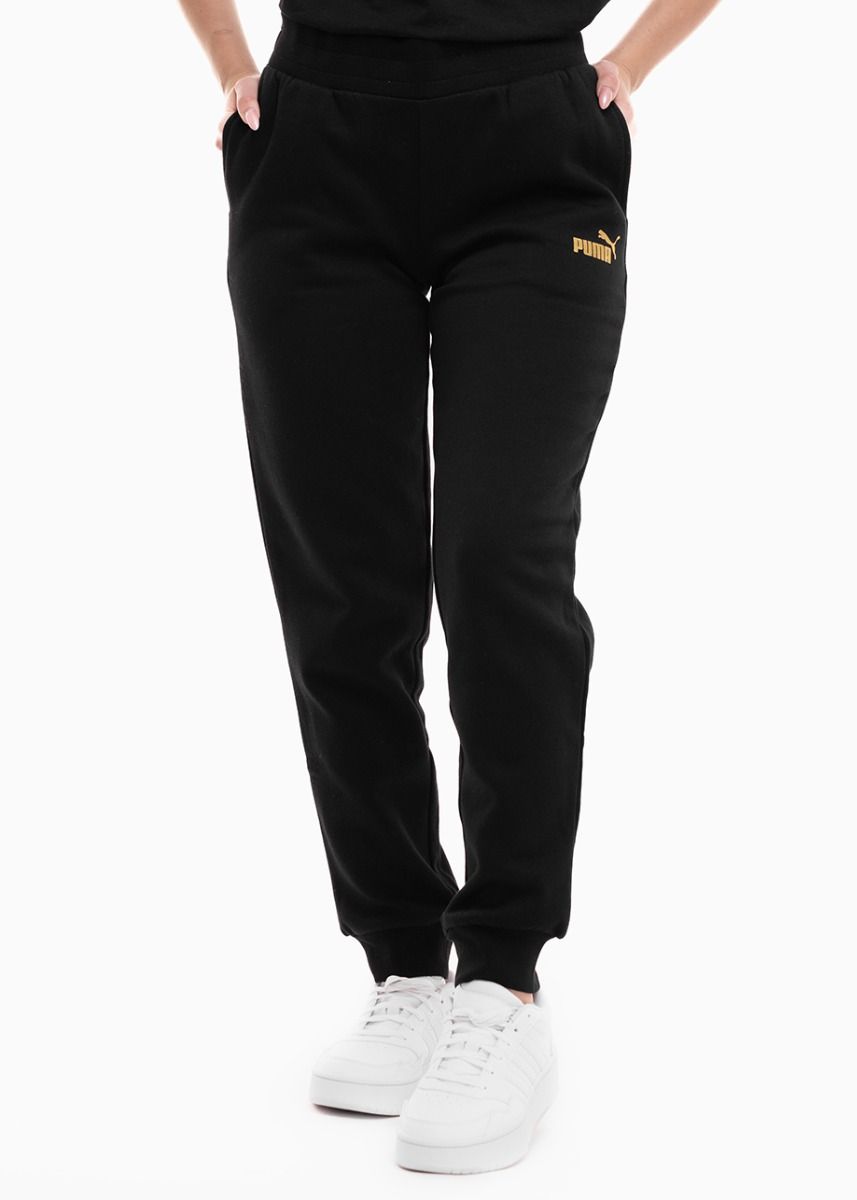 PUMA Dámske tepláky ESS+ Metallic Pants FL 849959 01