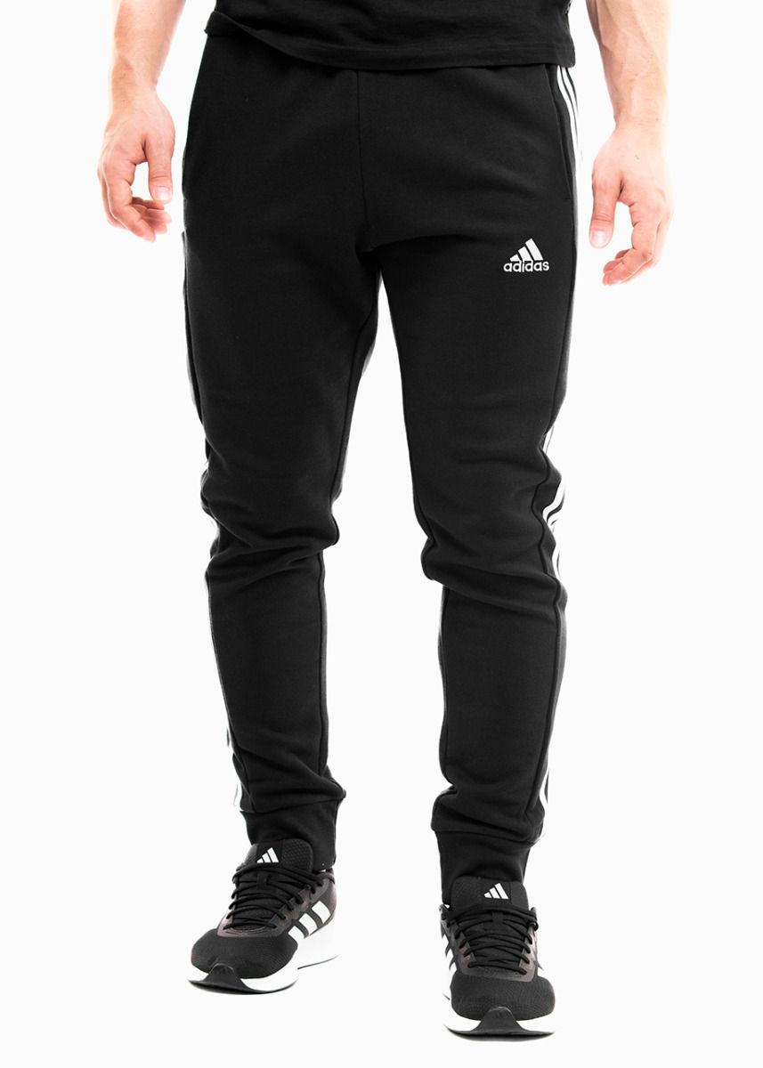 adidas Pánske tepláky Essentials French Terry Tapered Cuff 3-Stripes HA4337