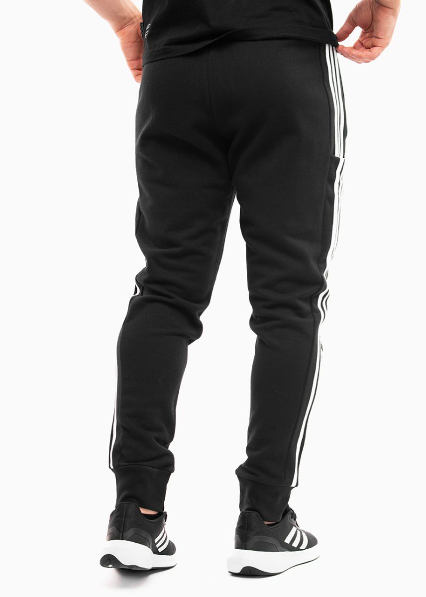 adidas Pánske tepláky Essentials French Terry Tapered Cuff 3-Stripes HA4337