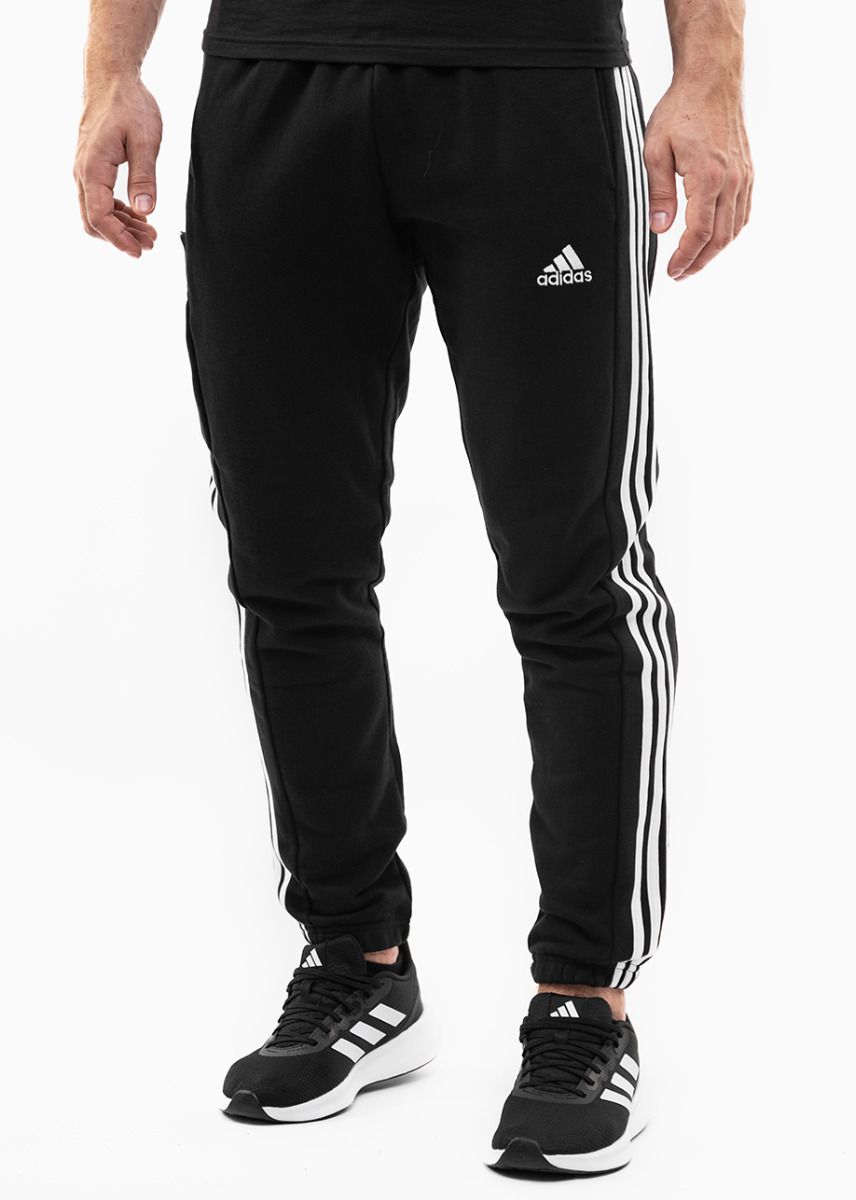 adidas Pánske nohavice Essentials FT Cuff 3-Stripes IC0050 adidas Pánske nohavice Essentials FT Cuff 3-Stripes IC0050