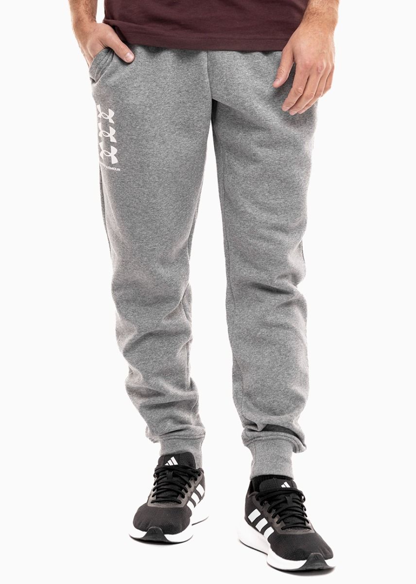 Under Armour Pánske Nohavice Teplákové Rival Fleece 3Logo Jogger 1357131 012