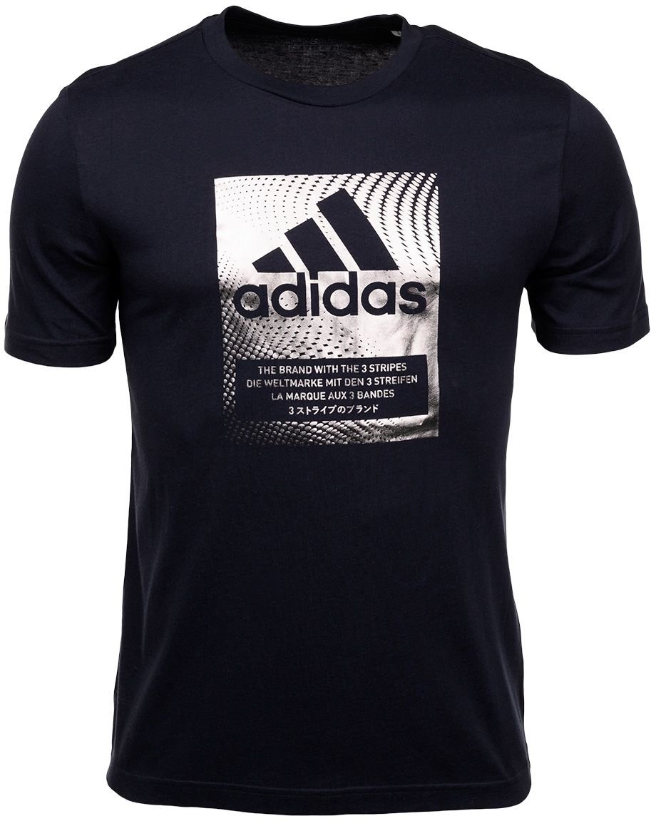 adidas pánske tričko Badge Of Sport Box Foil Graphic GS6319