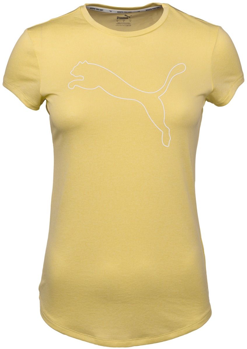 Puma Dámske tričko RTG Heather Logo žlté 586455 40