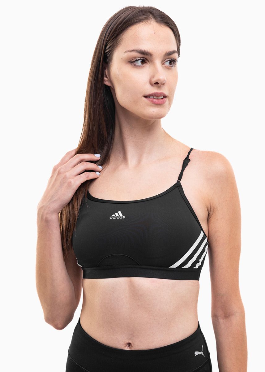 adidas Športová podprsenka Aeroreact Training Light-Support 3-Stripes Bra HC7862