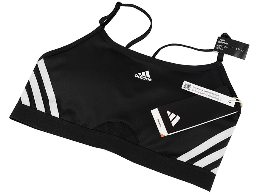 adidas Športová podprsenka Aeroreact Training Light-Support 3-Stripes Bra HC7862