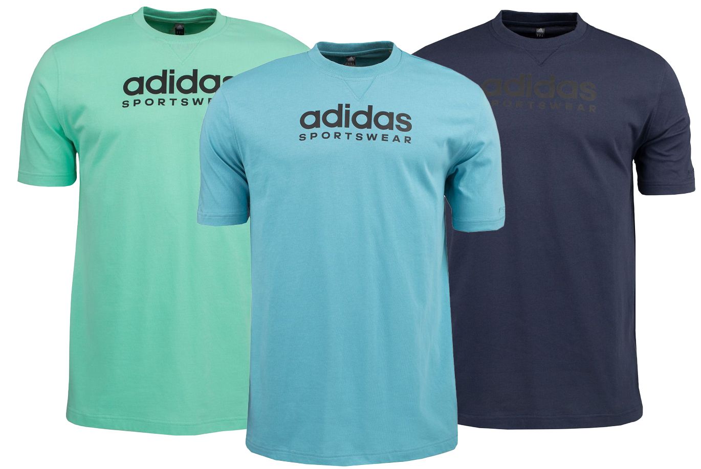 adidas Set pánskych tričiek All SZN Graphic Tee IC9812/IC9820/IC9814