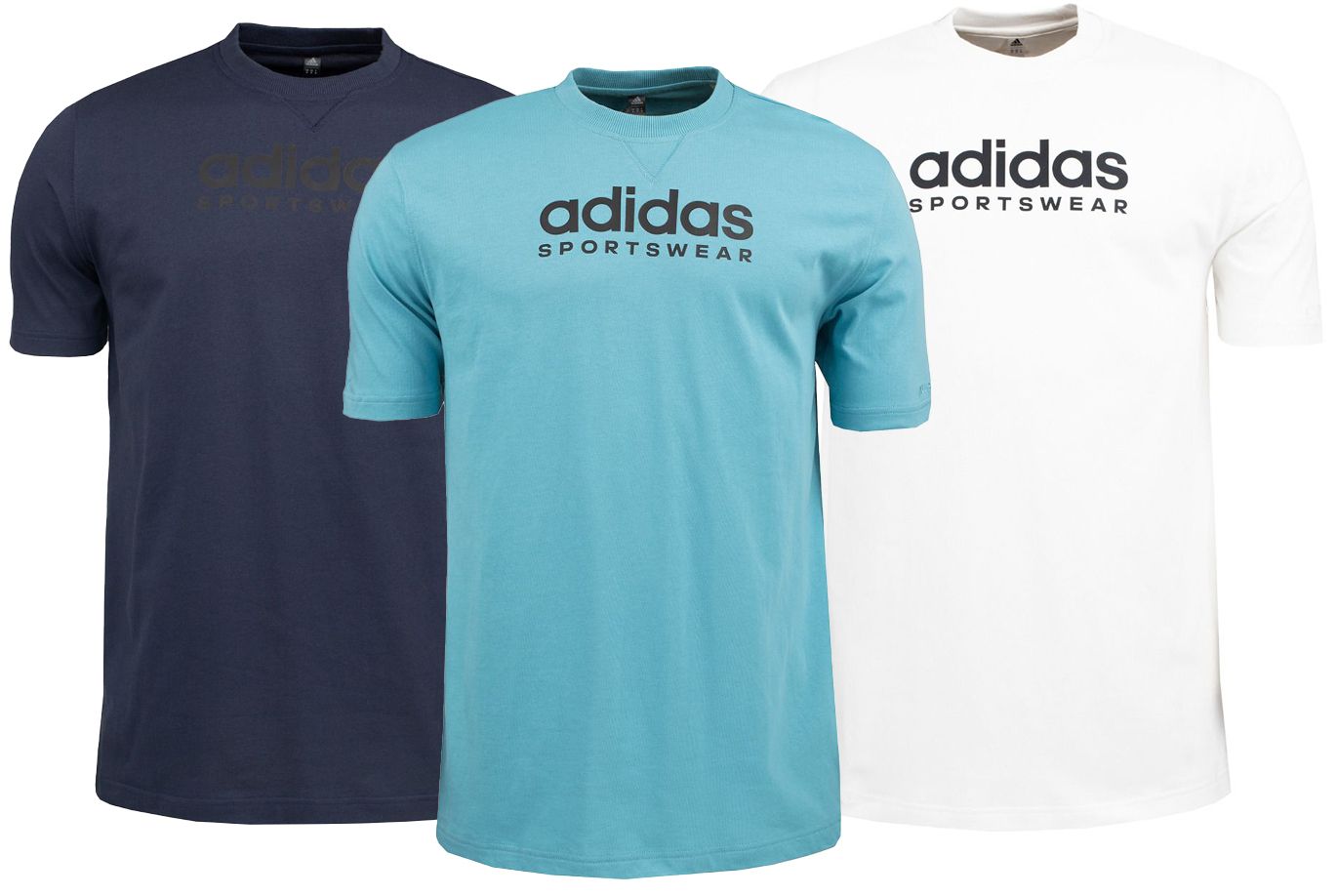 adidas Set pánskych tričiek All SZN Graphic Tee IC9812/IC9820/IC9821