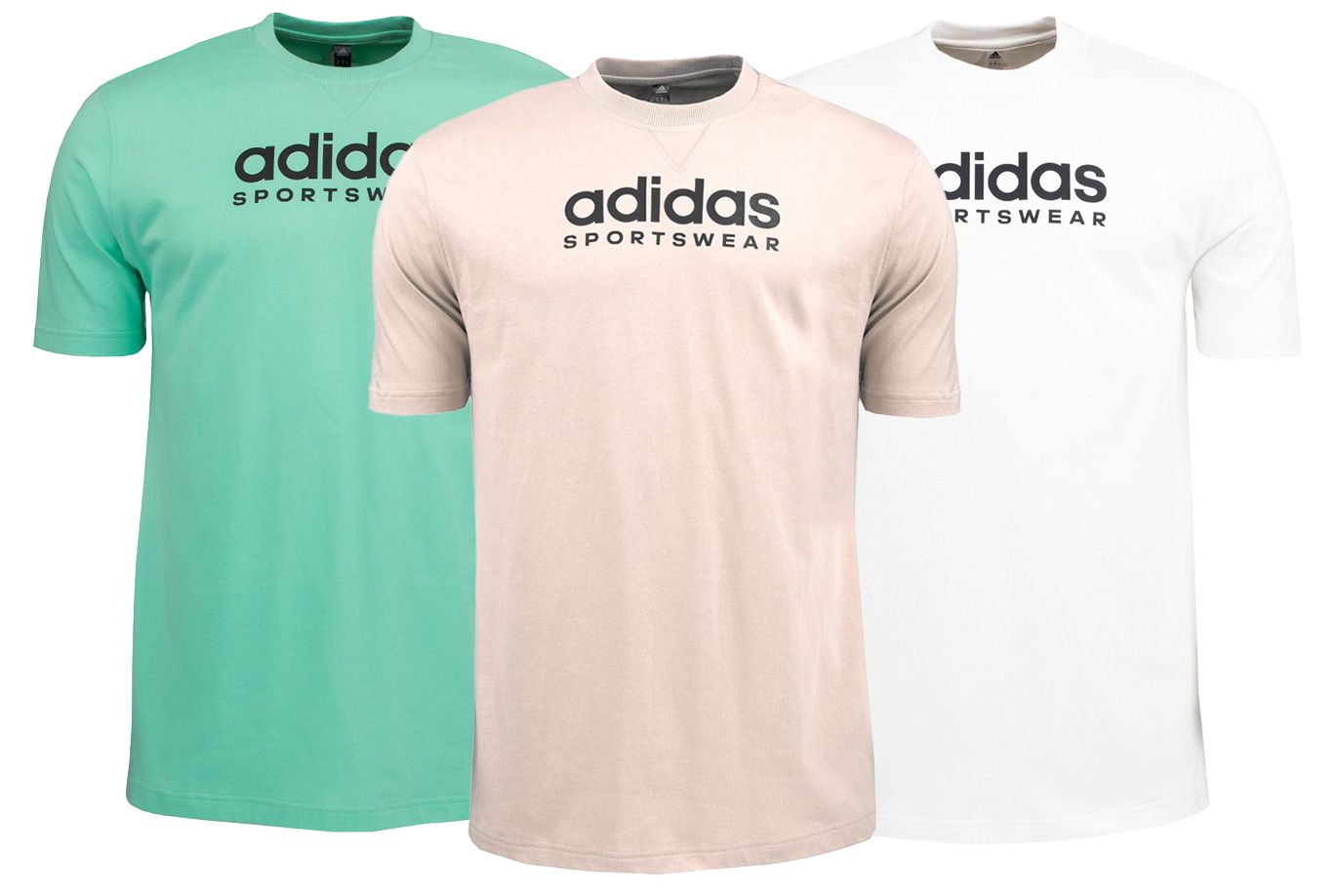 adidas Set pánskych tričiek All SZN Graphic Tee IC9814/IC9810/IC9821