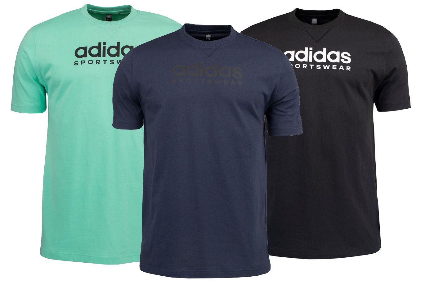 adidas Set pánskych tričiek All SZN Graphic Tee IC9815/IC9812/IC9814