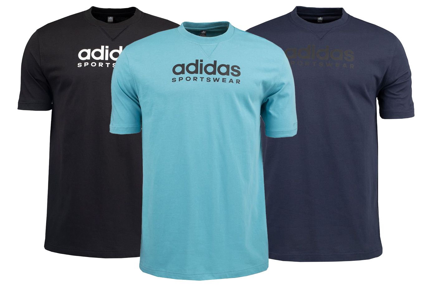 adidas Set pánskych tričiek All SZN Graphic Tee IC9815/IC9812/IC9820