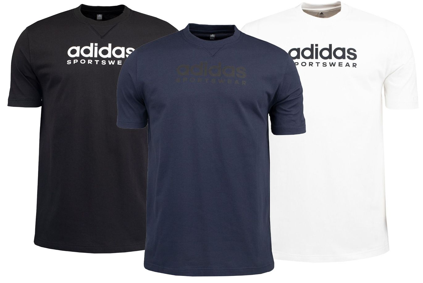 adidas Set pánskych tričiek All SZN Graphic Tee IC9815/IC9812/IC9821