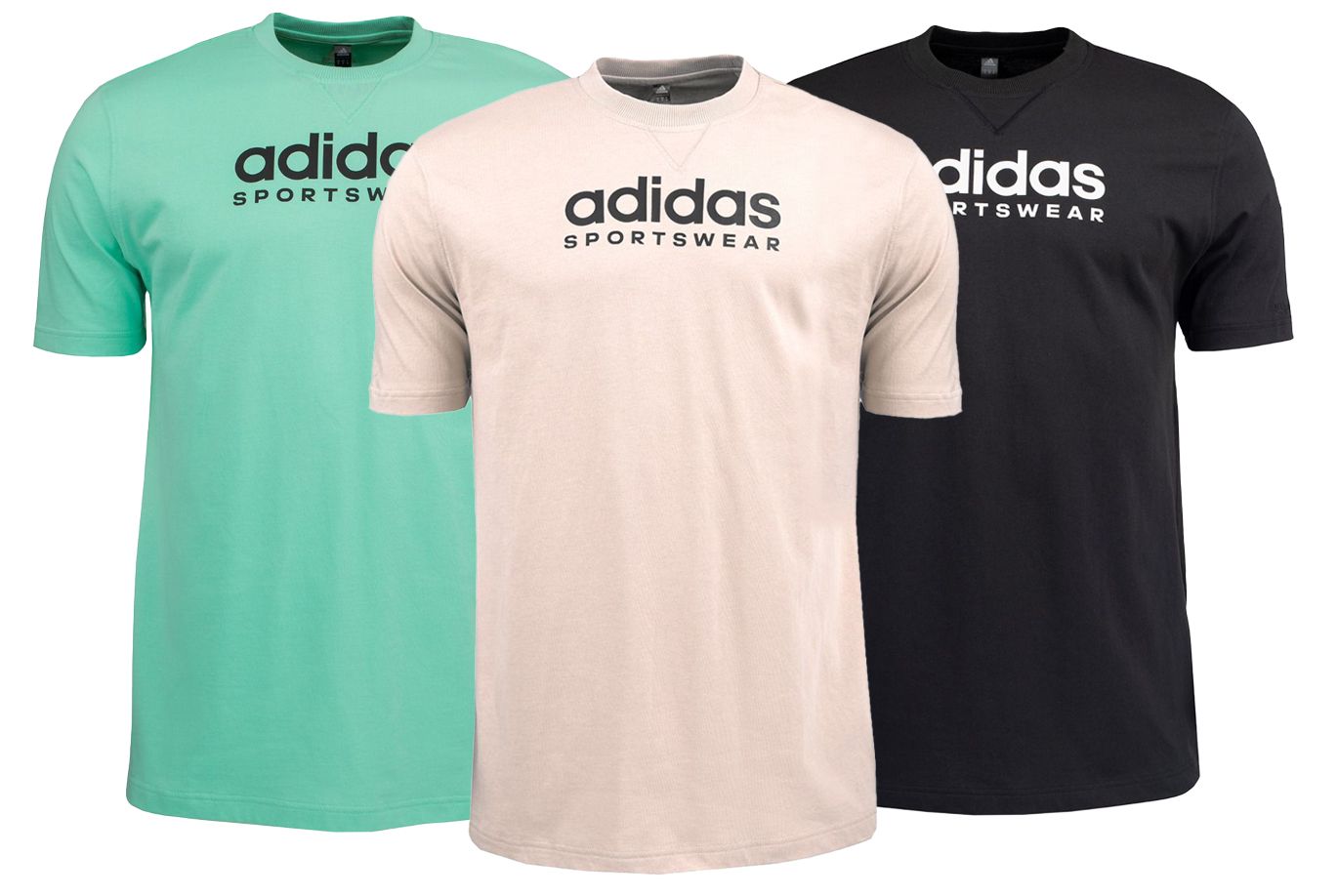 adidas Set pánskych tričiek All SZN Graphic Tee IC9815/IC9814/IC9810