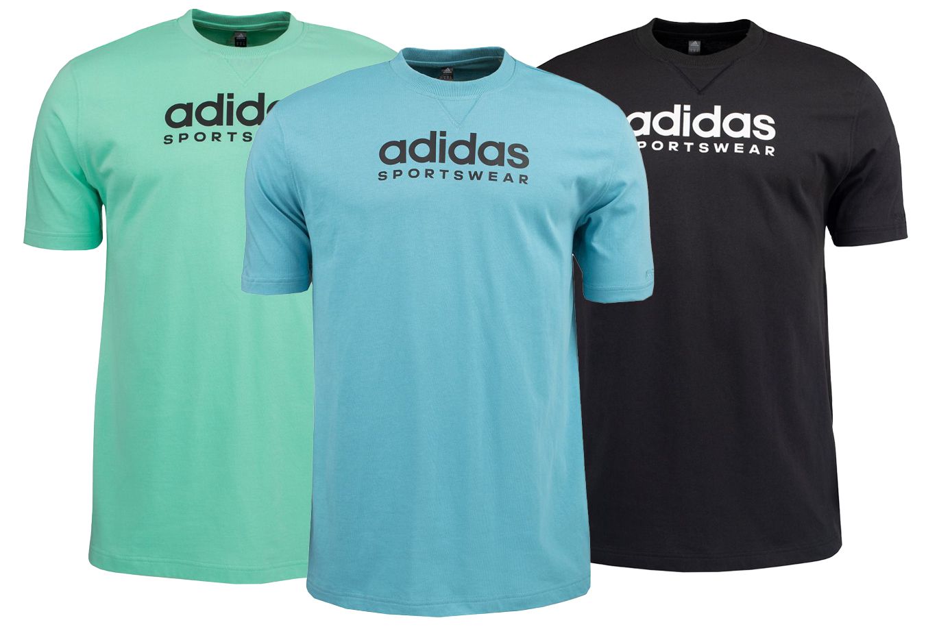 adidas Set pánskych tričiek All SZN Graphic Tee IC9815/IC9820/IC9814