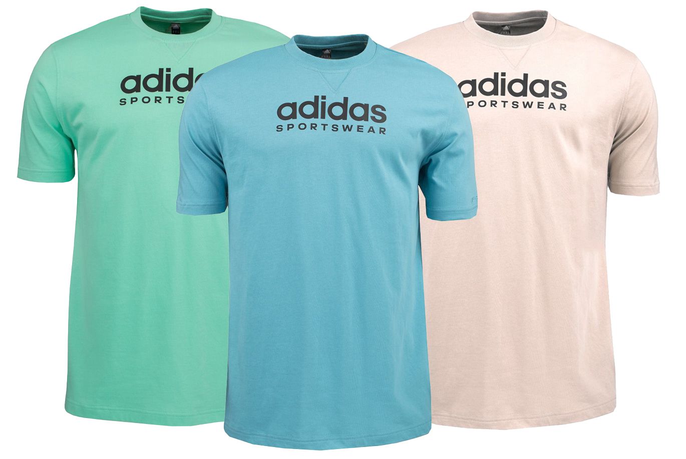 adidas Set pánskych tričiek All SZN Graphic Tee IC9820/IC9814/IC9810