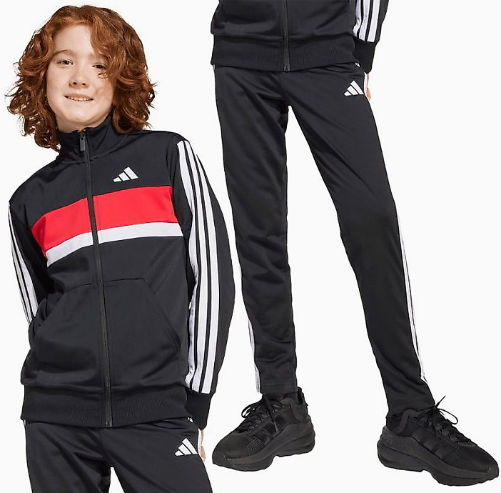 adidas Detská tepláková súprava Seasonal Essentials Tiberio 3-Stripes JC7519